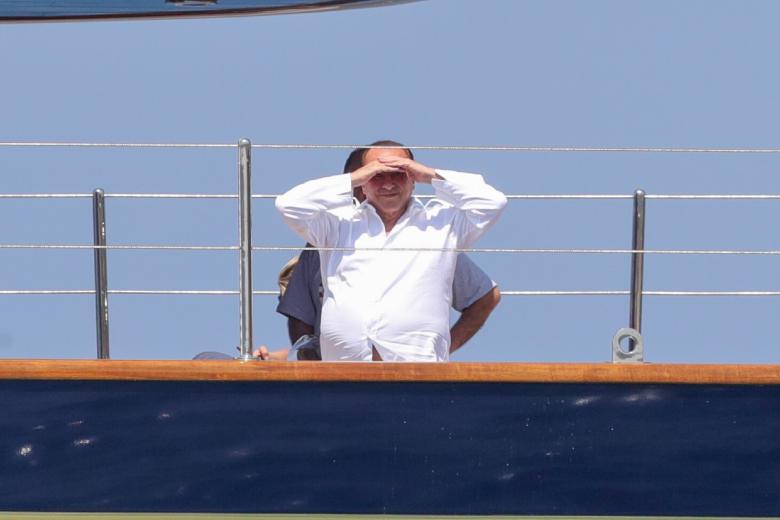 Al político italiano le gustaba visitar Ibiza para vacacionar como lo muestra esta foto de julio de 2018