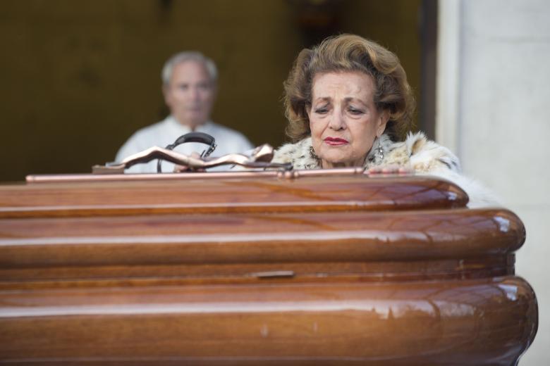 LA ACTRIZ CARMEN SEVILLA DURANTE EL ENTIERRO DE AUGUSTO ALGUERO
18/01/2011
MADRID