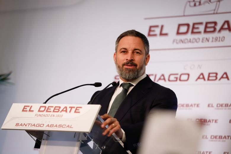 Santiago Abascal interviene en el desayuno informativo de El Debate