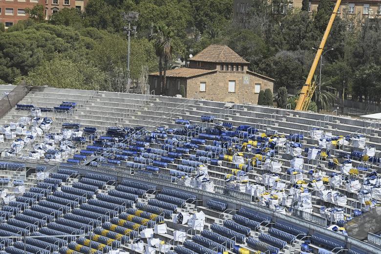 Las gradas están totalmente cambiadas a lo que estábamos acostumbrados de ver en el estadio del Barça