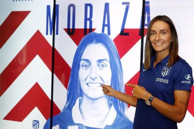 AINHOA MORAZA. Del Atlético de Madrid, y lateral en la defensa, el conjunto rojiblanco la fichó justo en la época del motín contra Jorge Vilda.