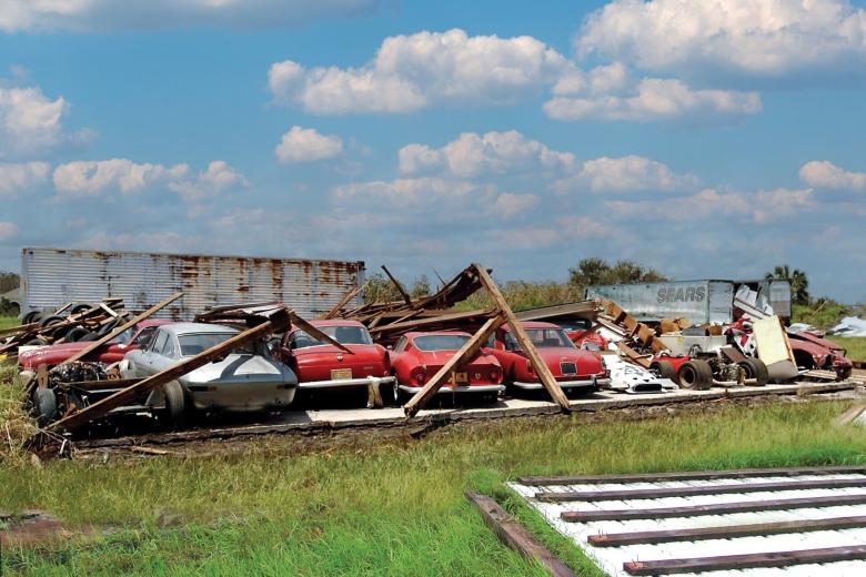 La que está considerada como la colección perdida de Ferrari sufrió los efectos del huracán Charley de 2004, ya llevaba años inmovilizada. Posteriormente fue trasladada a Indiana, donde ha aparecido en el interior de una nave industrial