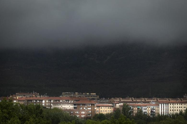 La DANA protagoniza en la Comarca de Pamplona uno de los mayores episodios de agua desde que existen registros si se tiene en cuenta que en menos de 24 horas se han acumulado entre 100 y 120 litros por metro cuadrado