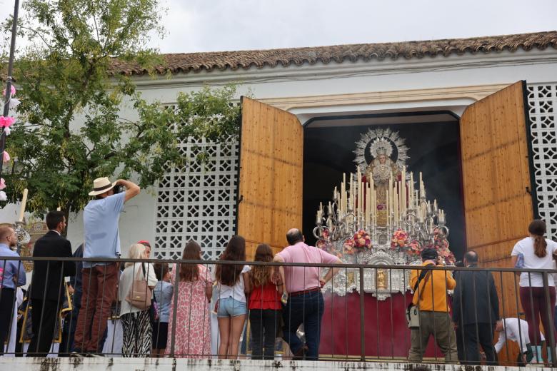 Salida procesional de la Virgen del Rayo