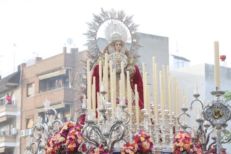Salida procesional de la Virgen del Rayo