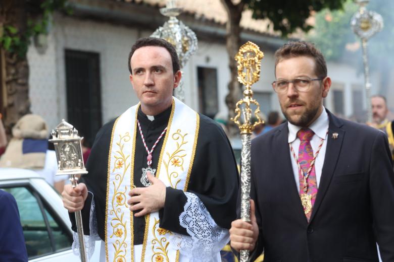 Salida procesional de la Virgen del Rayo