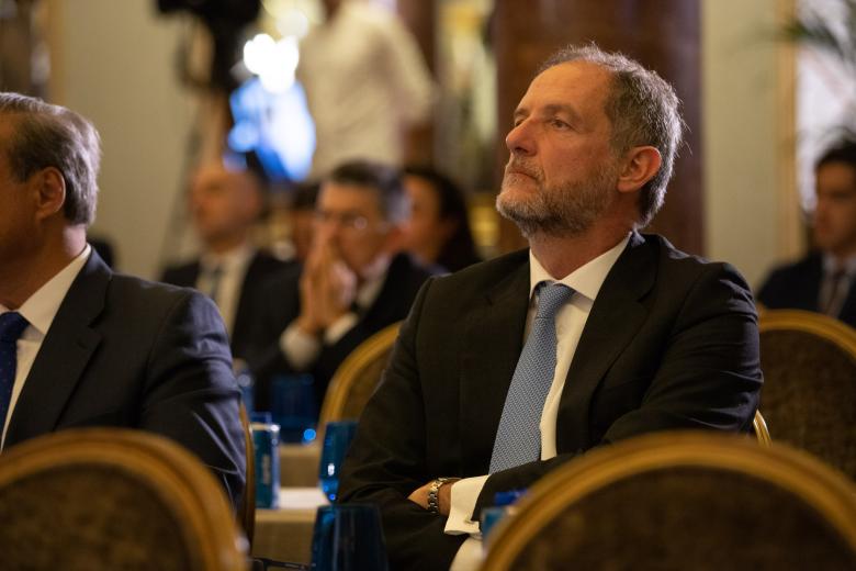 JM Mora Figueroa, durante la primera jornada financiera de El Debate