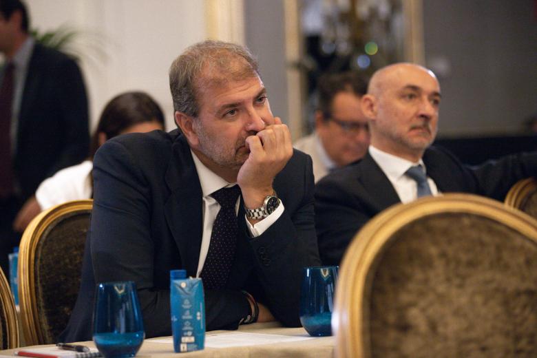 Carlos Sastre, Singular Bank, durante la primera Jornada Financiera de El Debate