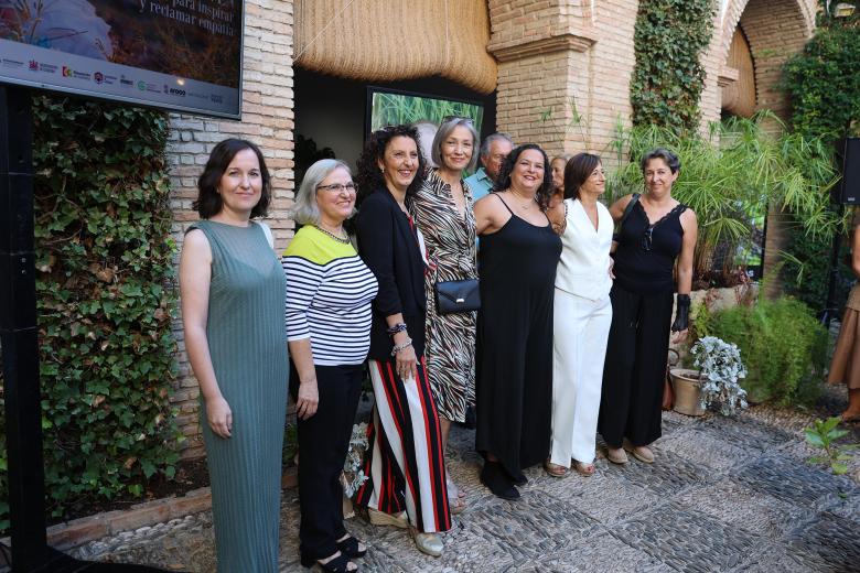 Presentación de la exposición "Calvas y bellas" en el Palacio de Viana