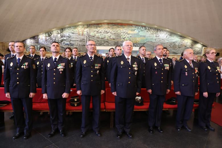 Acto institucional organizado por la Comisaría Provincial de Córdoba con motivo de la festividad de los patrones de la Policía Nacional