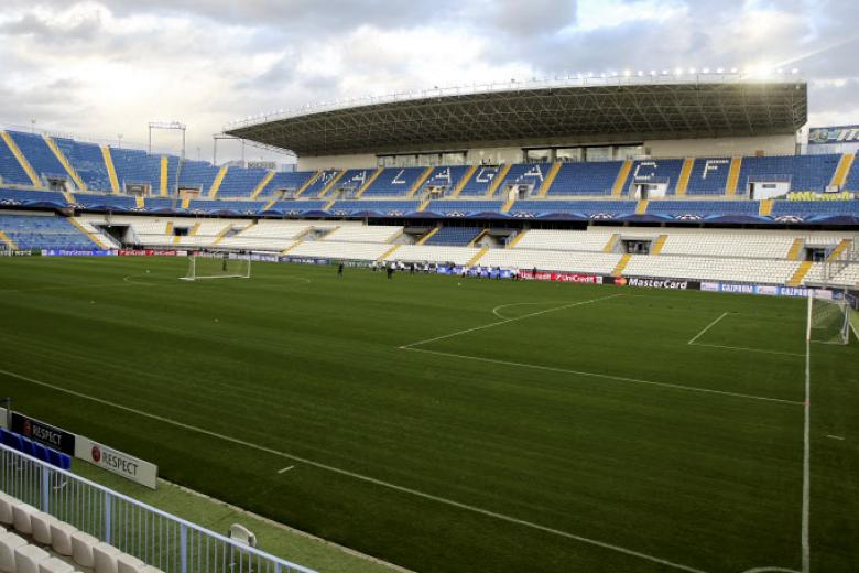 El estadio de La Rosaleda de Málaga es uno de los candidatos para ser sede de partidos en el Mundial 2030. Todavía no se ha confirmado si será elegido