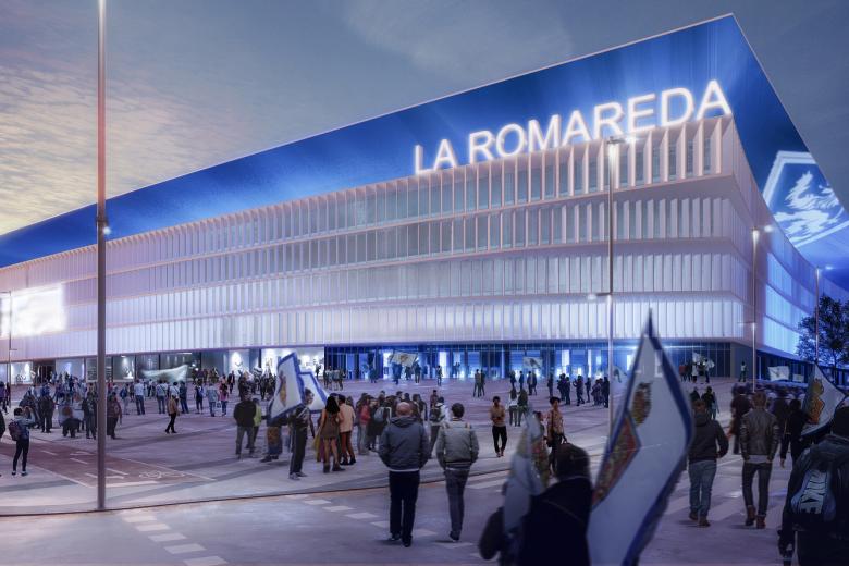 El estadio de La Romareda en Zaragoza es uno de los estadios que se ofrecido como candidato para el Mundial 2030. El estadio sería reformado si finalmente es uno de los elegidos