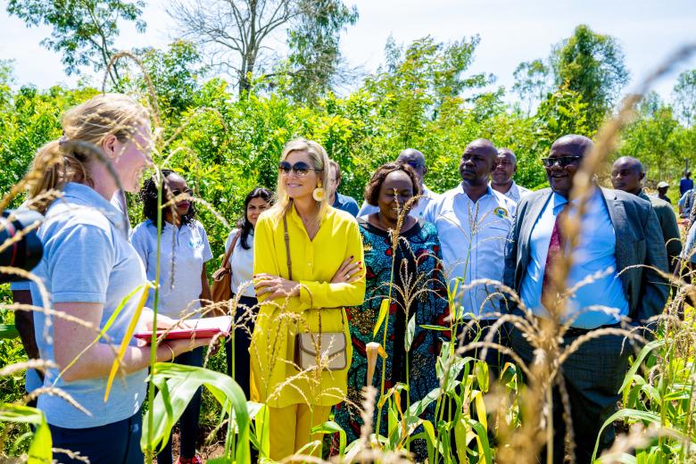 Queen Maxima Queen Maxima of the Netherlands in Kisumu, on the first day of a three day visit to Kenya as United Nations Secretary-General's Special Advocate for Inclusive Finance for Development (UNSGSA).