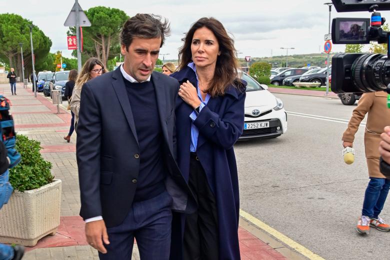 Teresa Bueyes during burial of Fernando Fernandez Tapias in Madrid on Wednesday, 25 October 2023.