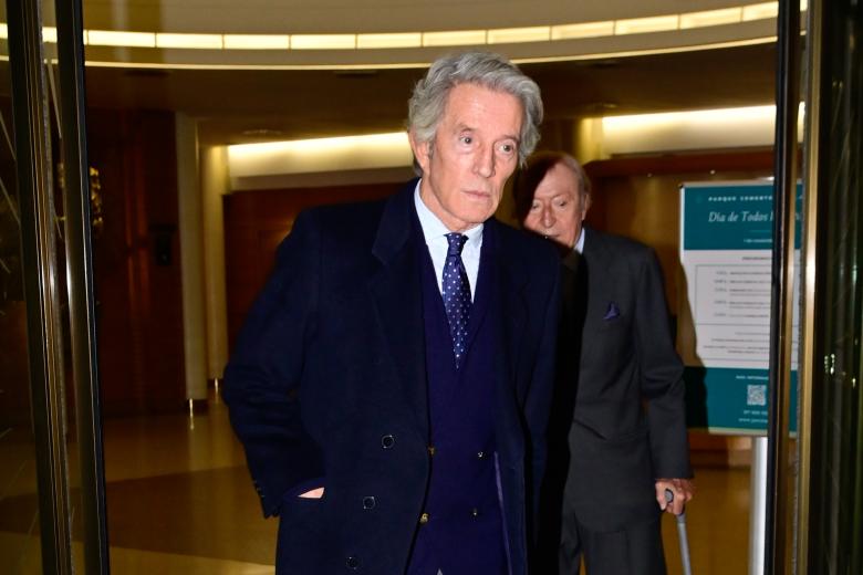 during burial of Fernando Fernandez Tapias in Madrid on Wednesday, 25 October 2023.