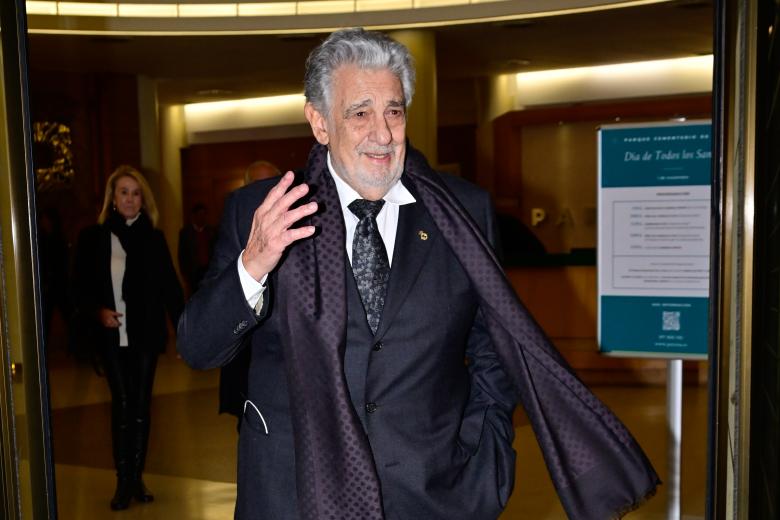 Presenter Ana Rosa QUintana and Juan Muñoz during burial of Fernando Fernandez Tapias in Madrid on Wednesday, 25 October 2023.