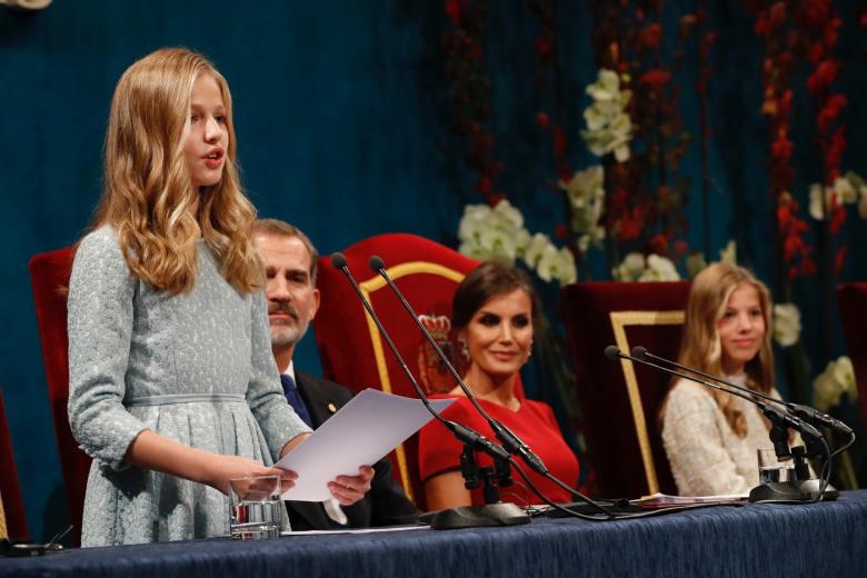 Su Alteza Real la Princesa de Asturias durante su discurso de los Premios Princesa de Asturias 2019

Teatro Campoamor. Oviedo, 18.10.2019