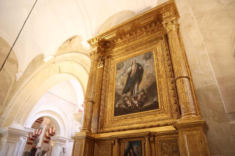 Presentación de la restauración del altar de Santa Marta