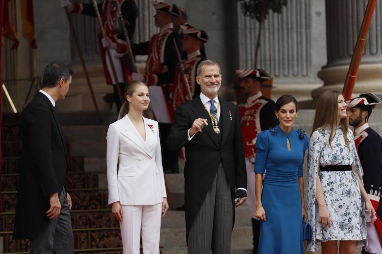 La alegría del Rey Felipe ante el día más importante de su hija