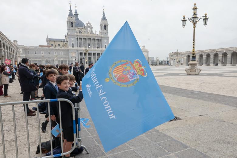 attending a reception at RoyalPalace during Princess Asturias Constitution Pledge (Jura de la Constitucion) ceremony in Madrid on Tuesday, 31 October 2023.