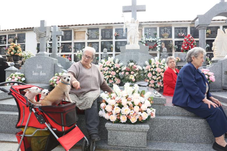 Día de Todos los Santos en los cementerio de San Rafael