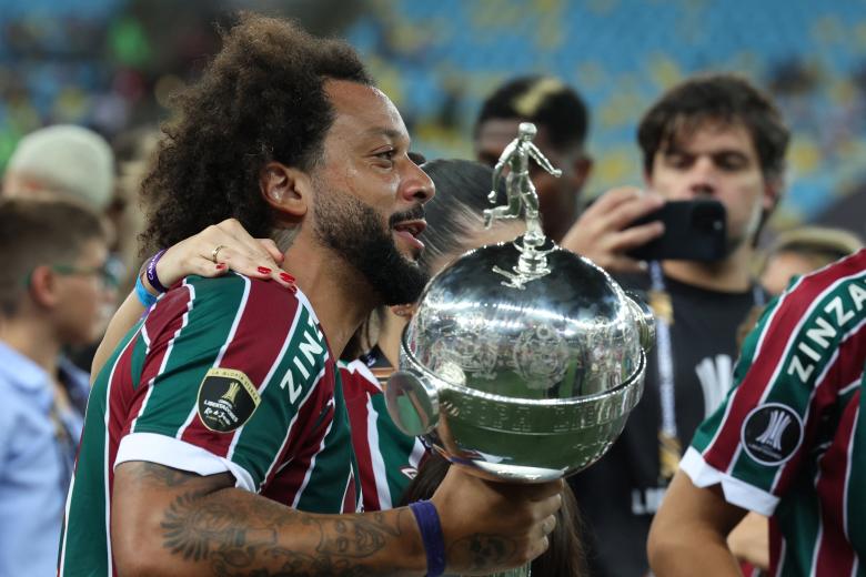 Marcelo se fue del Real Madrid siendo uno de los dos jugadores que más títulos levantó con el conjunto blanco y en este 2023 ha conseguido ganar la Libertadores con Fluminense