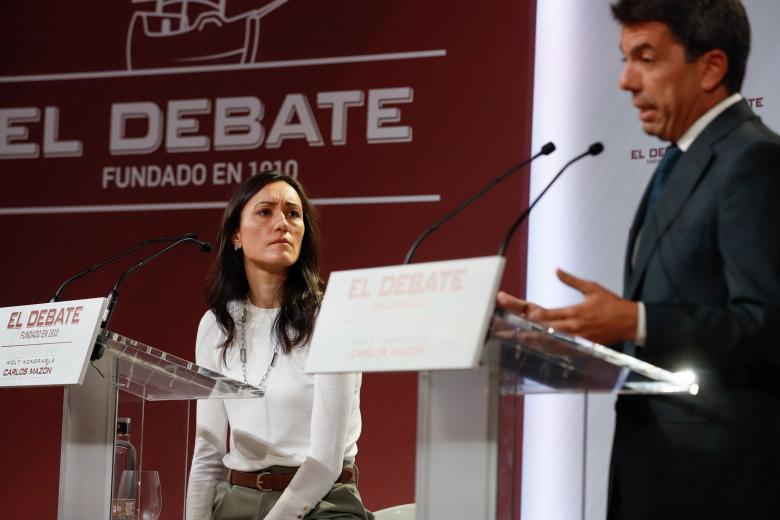 Ana Martín, corresponsal política de El Debate, entrevista a Carlos Mazón, presidente de la Comunidad Valenciana