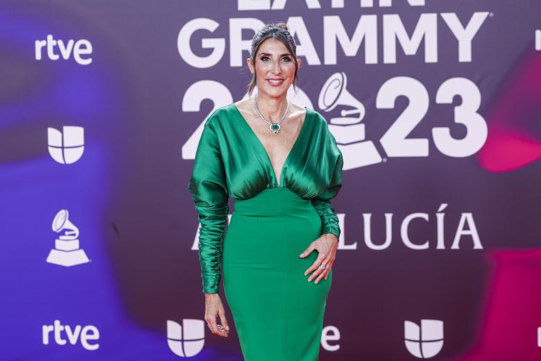 Singer Luis Fonsi and Agueda Lopez at the 24nd annual Latin Grammy Awards 2023 in Sevilla on Thursday, 16 November 2023.