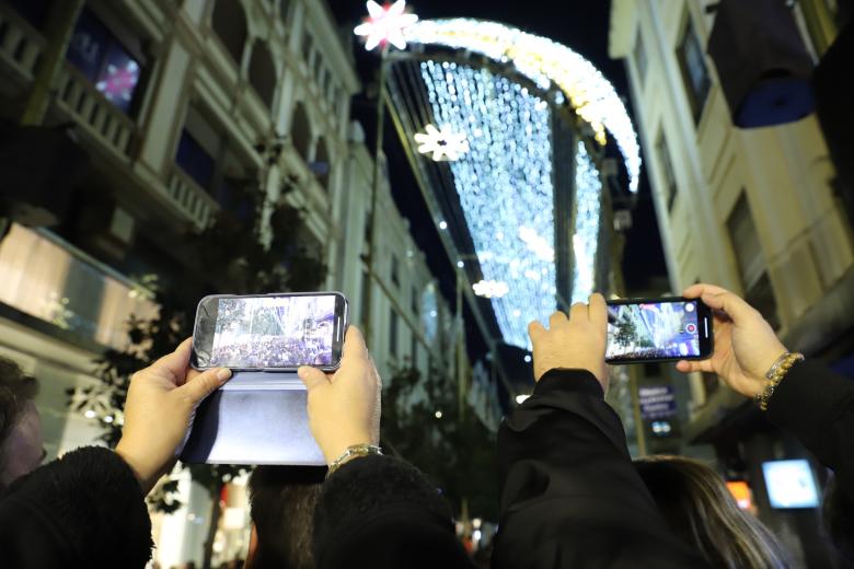 El encendido del alumbrado navideño de Córdoba, en imágenes