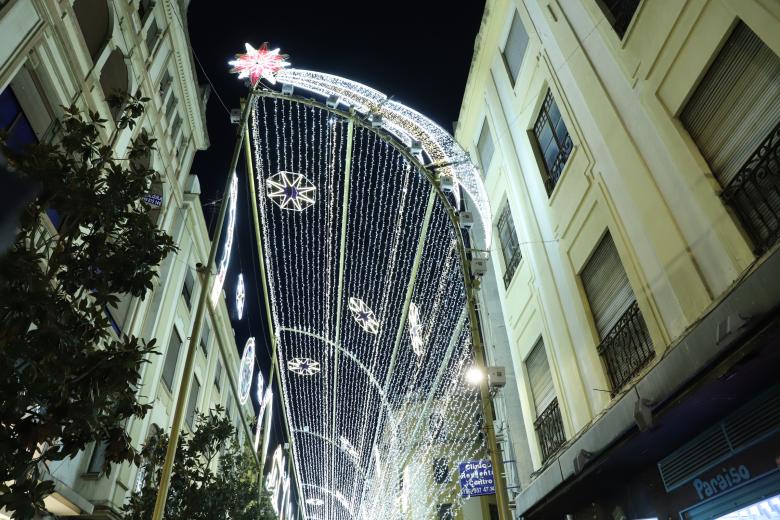 El encendido del alumbrado navideño de Córdoba, en imágenes