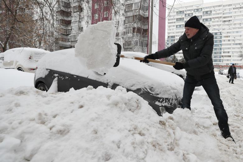 La gran urbe rusa sufrió este 4 de diciembre la mayor nevada en 145 años