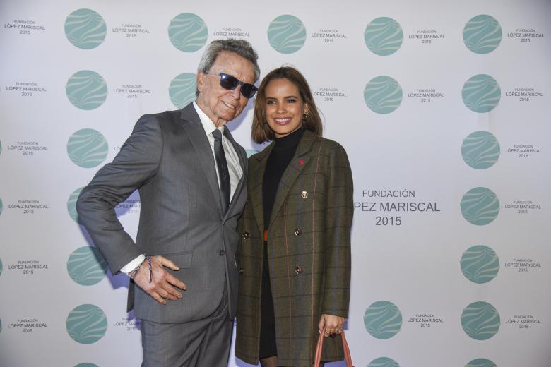 Jose Ortega Cano and Gloria Camila during the lunch of "El Turronero" in Ubrique 16 December 2023