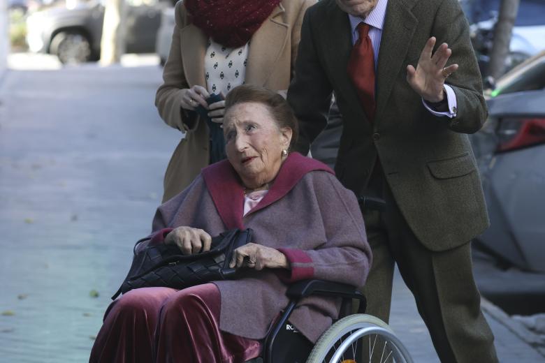 Infanta Doña Margarita during the birthday of Infanta Elena in Madrid on Wednesday December 20, 2023.