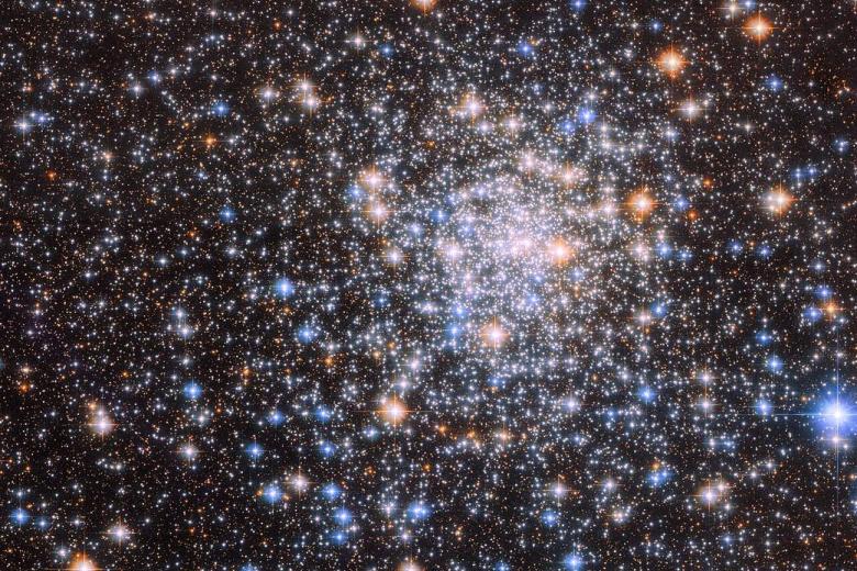 Las numerosas estrellas del cúmulo globular NGC 6544 brillan en esta imagen del Telescopio Espacial Hubble de la NASA/ESA.
