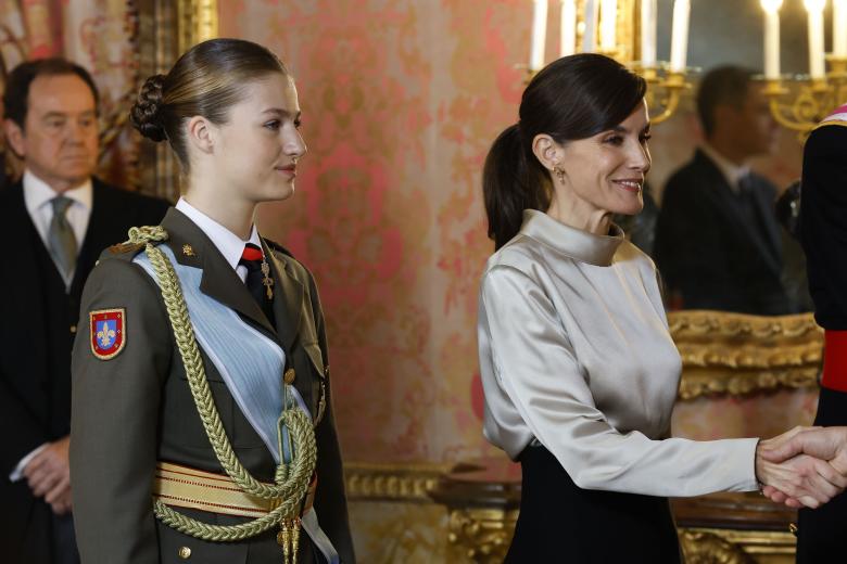 La Reina Letizia y la Princesa Leonor en los actos de la Pascua Militar 2024
