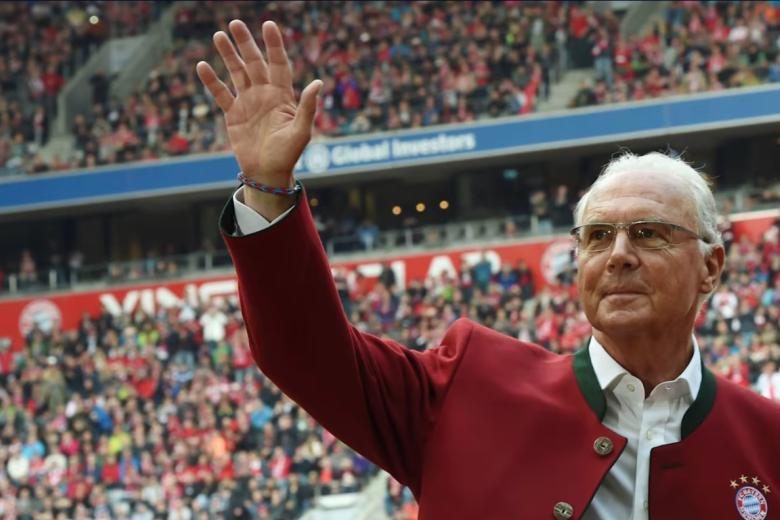 Beckenbauer en el Allianz Arena