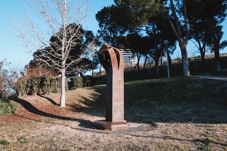 Esculturas del prestigioso escultor Eduardo Chillida
