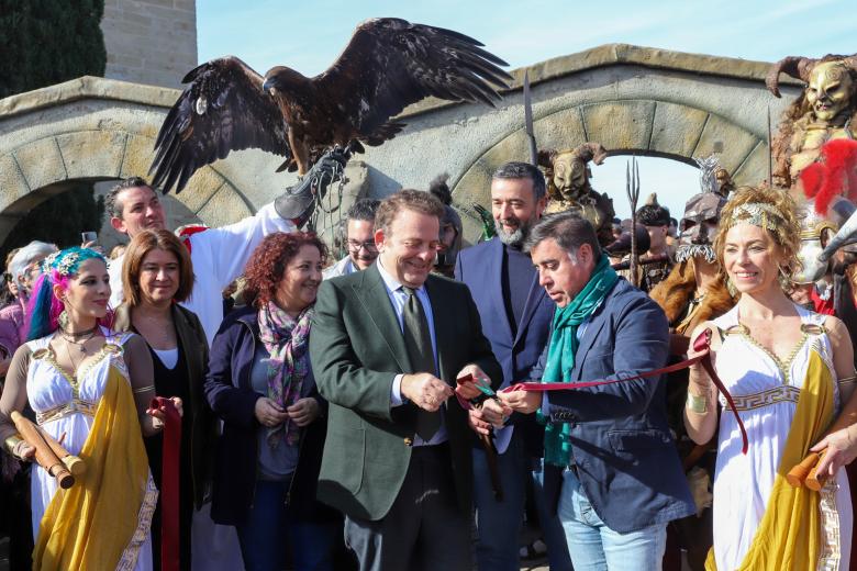 La inauguración del Mercado Temático Ibero-Romano, en imágenes