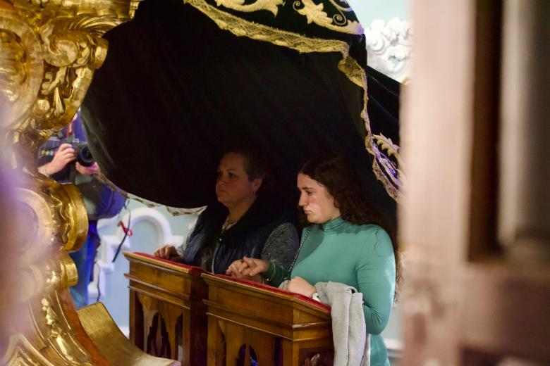 Celebración de la Candelaria en el santuario de la Virgen de los Dolores