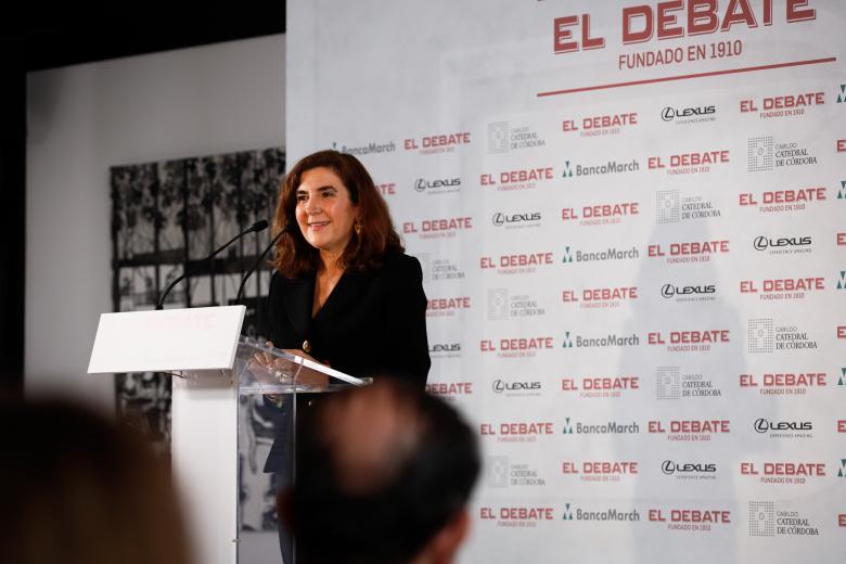 Rocío Blanco Eguren, consejera de Empleo, Empresas y Trabajadores Autónomos de la Junta de Andalucía