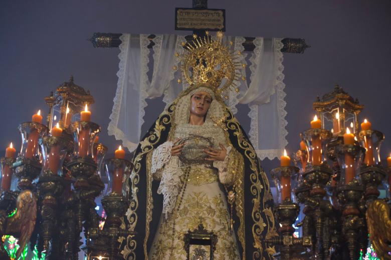La Soledad, muy acompañada en Franciscanos Semana Santa 2024