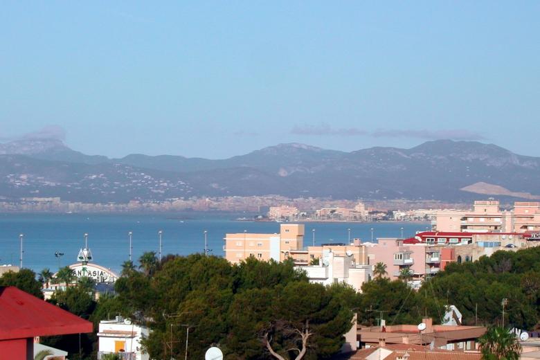 Vista panorámica de Playa de Palma (Mallorca)
