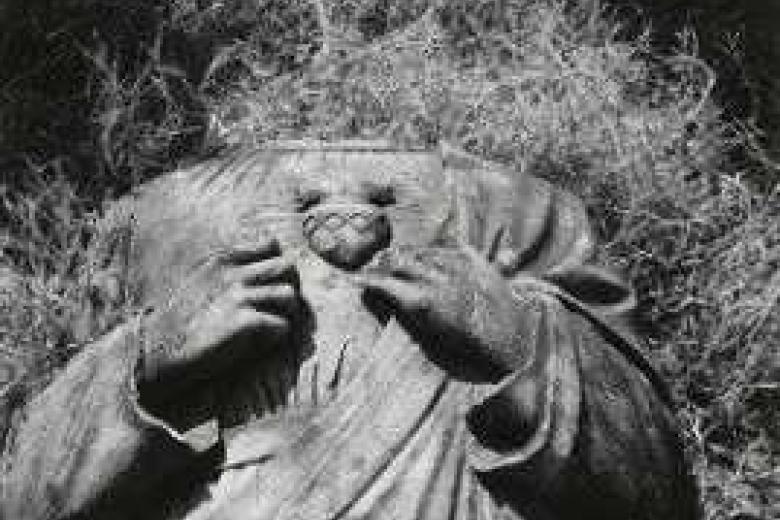 Estatua de Cristo en la catedral de Nagasaki