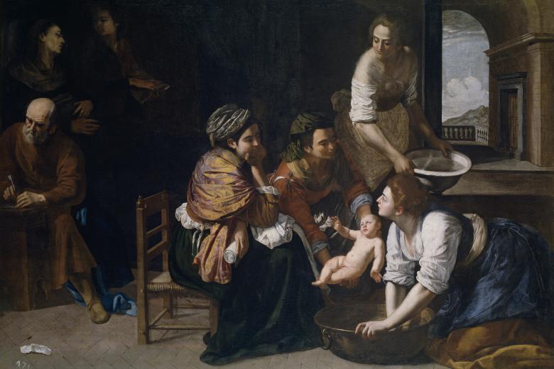 Nacimiento de san Juan Bautista de Artemisa Gentileschi