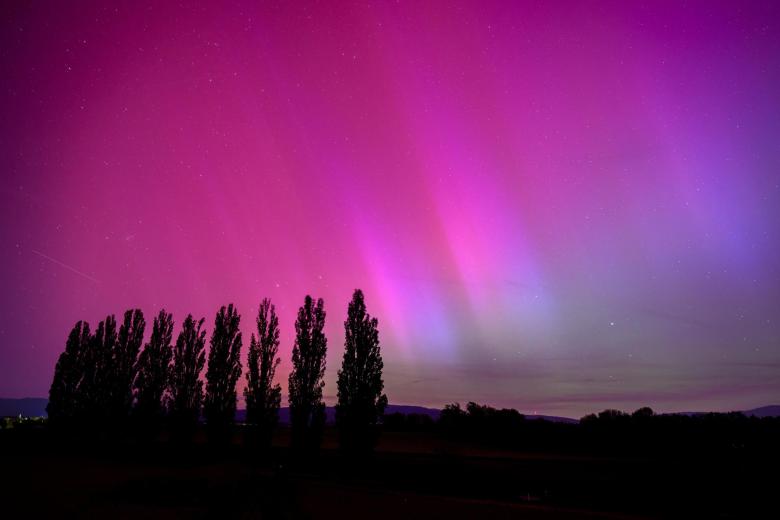 Aurora boreal en Suiza