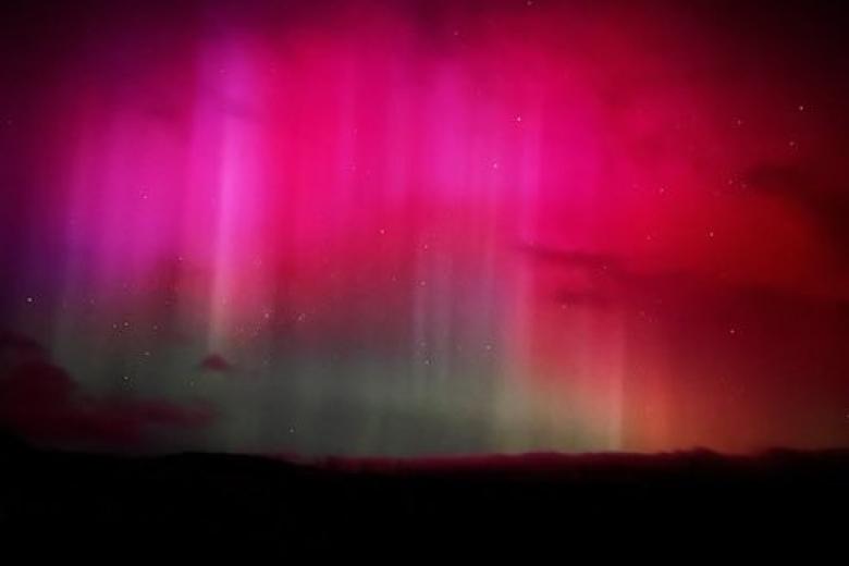 En la otra punta del mundo, en Nueva Zelanda, también ha habido cielos espectaculares