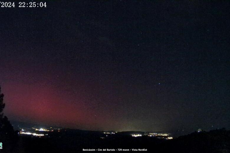 En el cielo de Valencia también se han podido ver auroras boreales