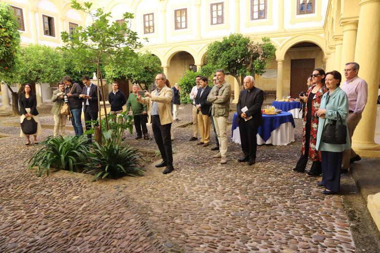 La recepción del obispo de Córdoba a los directores y profesionales de los medios de comunicación, en imágenes