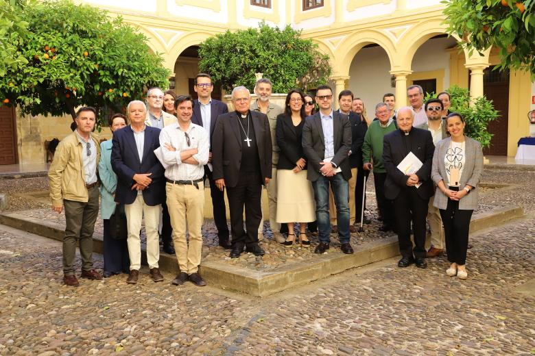 La recepción del obispo de Córdoba a los directores y profesionales de los medios de comunicación, en imágenes