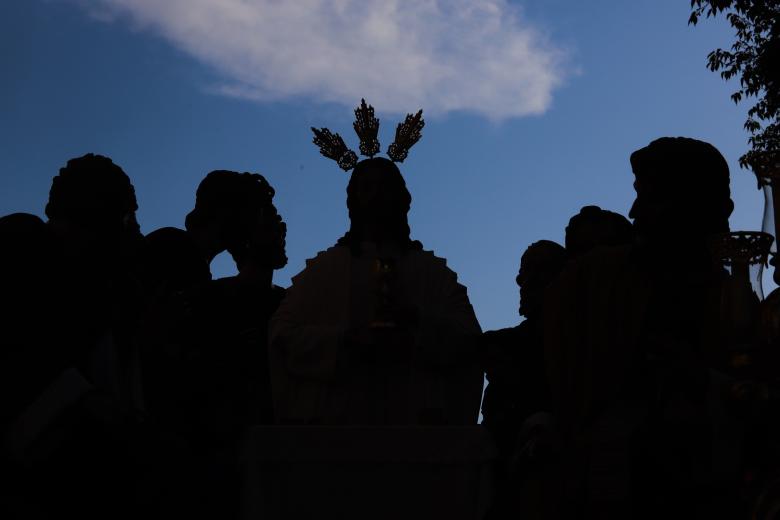 El traslado del misterio de la Sagrada Cena, en imágenes